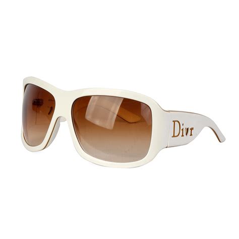 christian dior sunglasses white